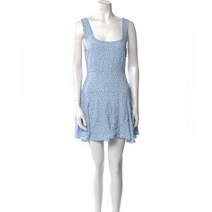 Doen Light Blue Floral Dress